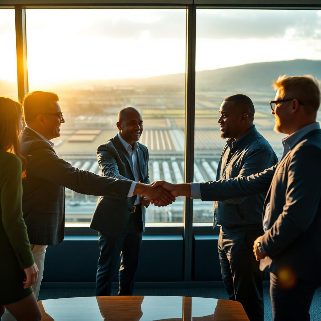 EquityHub Partners shareholders and business leaders meeting